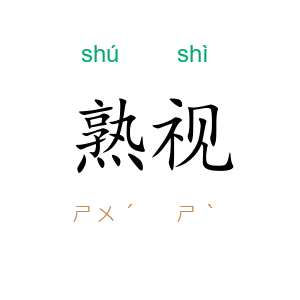 熟视