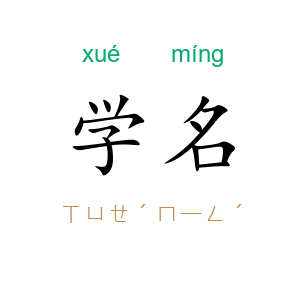 学名
