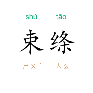 束绦