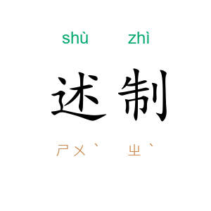 述制