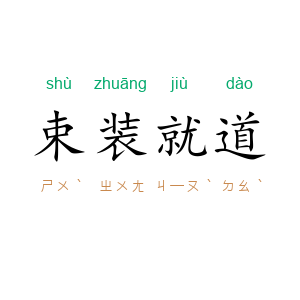 束装就道