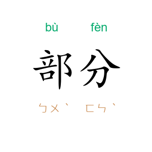 部分