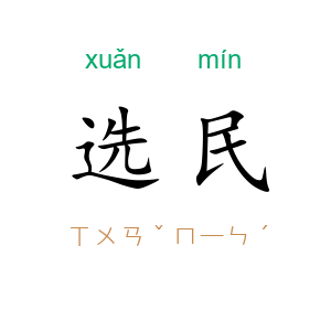选民