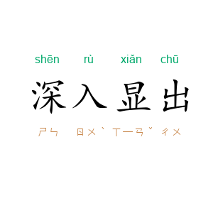 深入显出