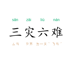 三灾六难