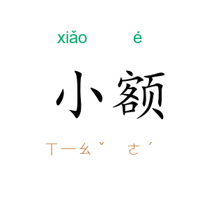 小额