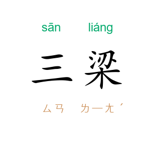 三梁