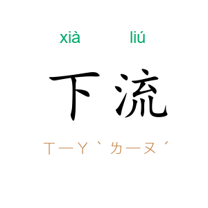 下流