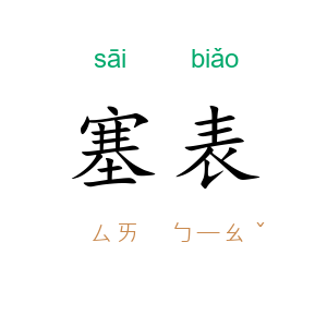 塞表