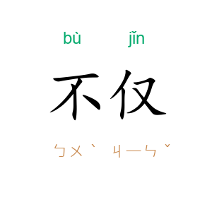 不仅