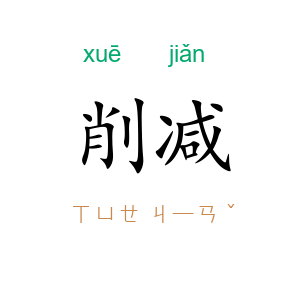 削减
