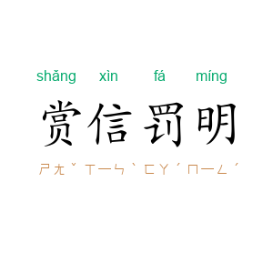 赏信罚明