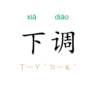 下调
