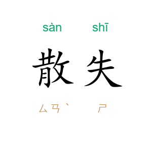 散失