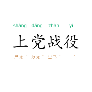 上党战役