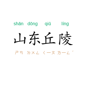 山东丘陵