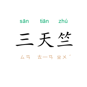 三天竺