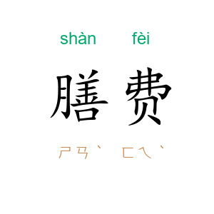 膳费