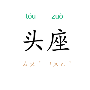 头座