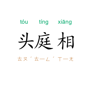 头庭相