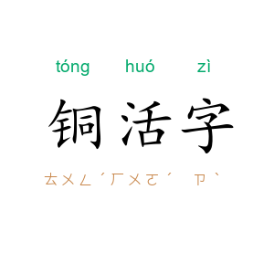 铜活字