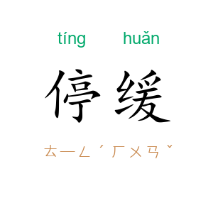 停缓