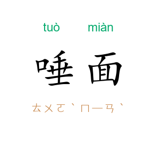 唾面