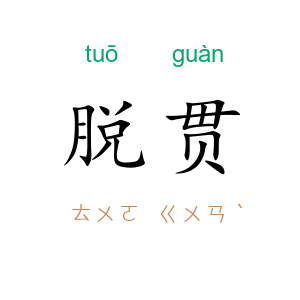 脱贯