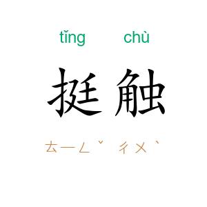挺触