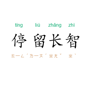 停留长智