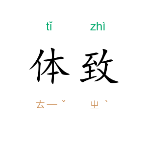 体致