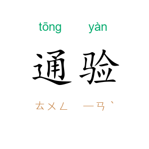 通验