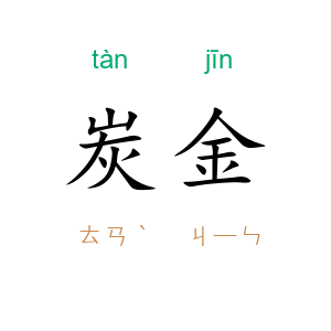 炭金