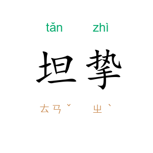 坦挚