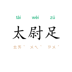 太尉足