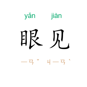 眼见