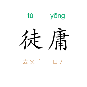 徒庸