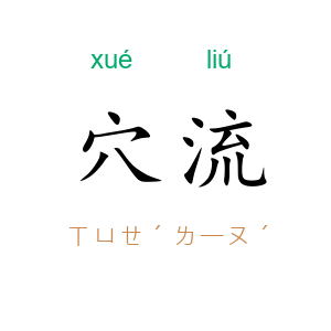穴流