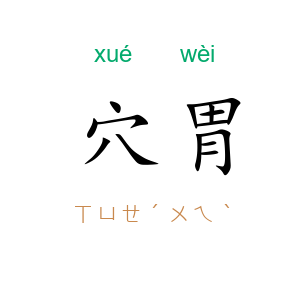 穴胃