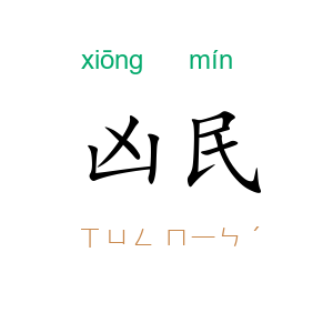 凶民
