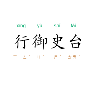 行御史台
