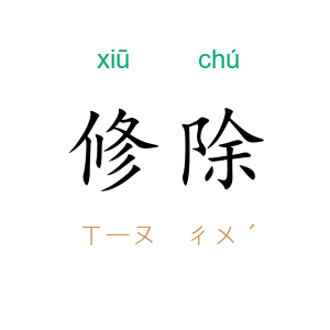 修除
