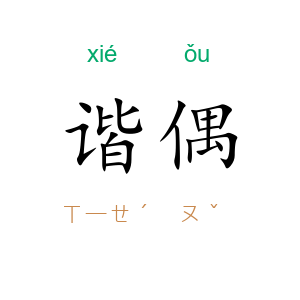 谐偶