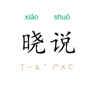 晓说