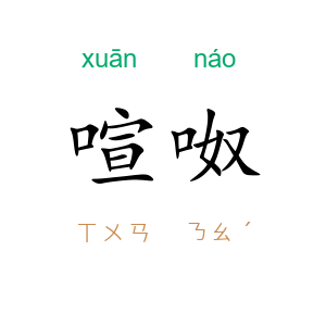 喧呶
