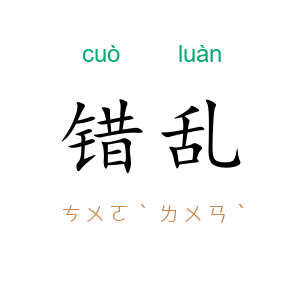 错乱