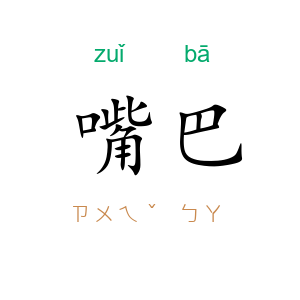 嘴巴