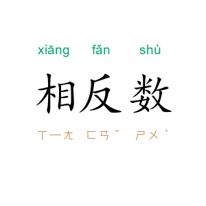 相反数