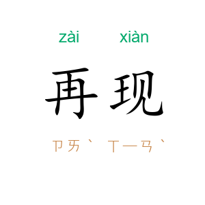 再现