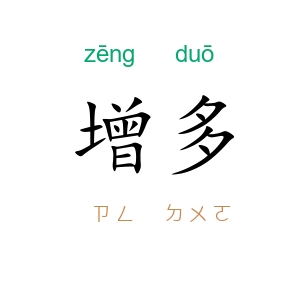 增多